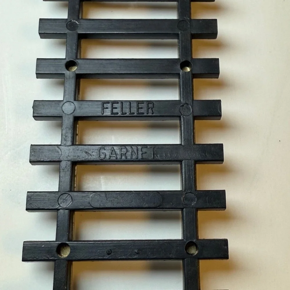 Vintage 1970s HO Scale Brass Model Feller Garnet Train Track Lot Italy 36 Pieces